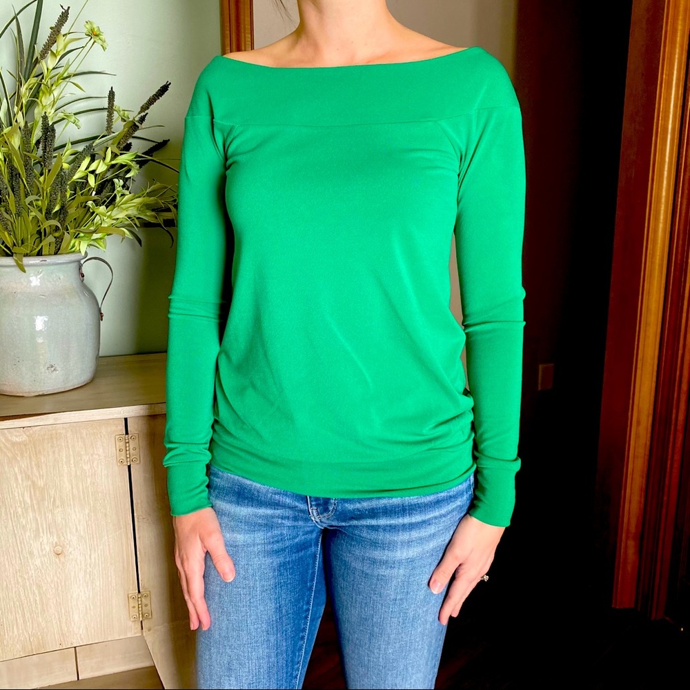 The Limited On/Off Shoulder Long Sleeve Top